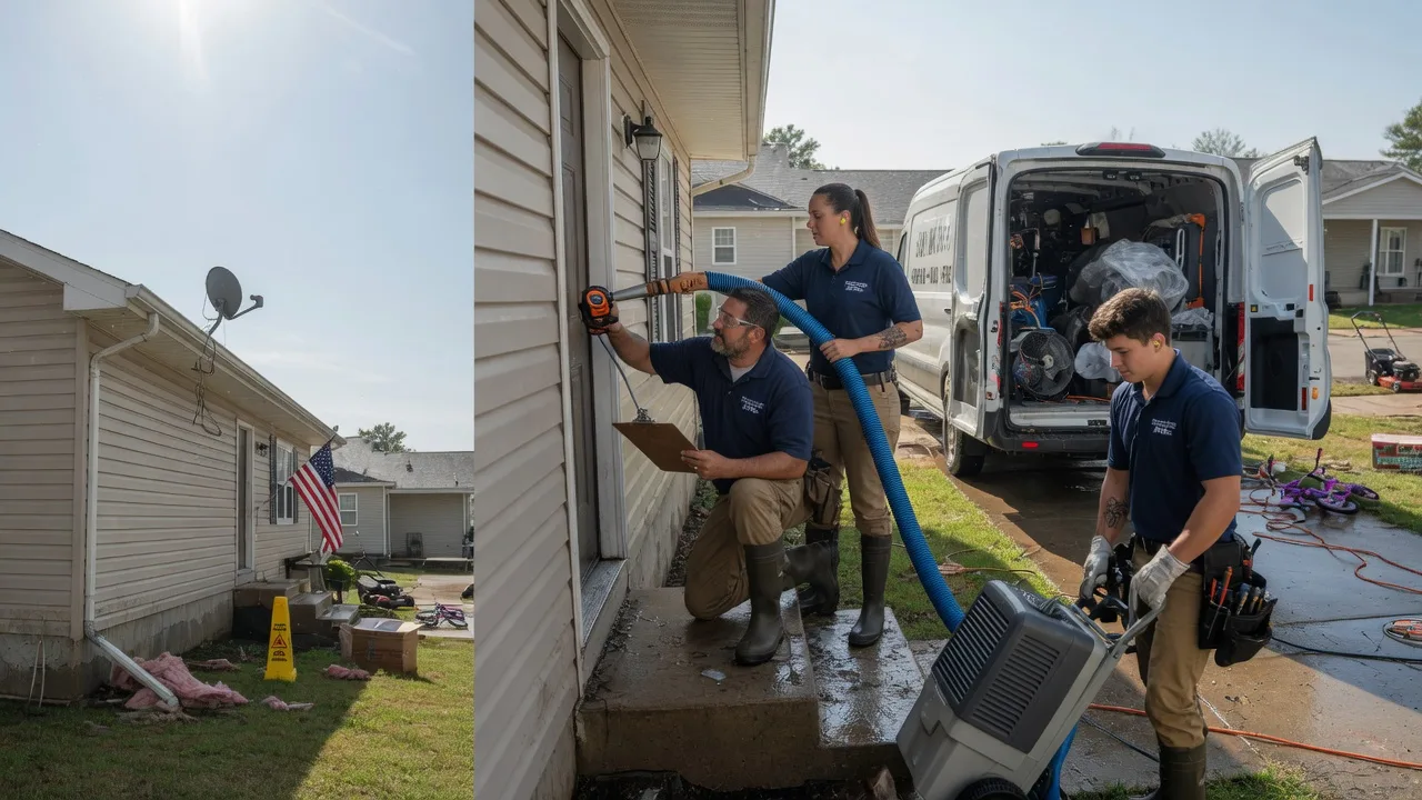 Ceiling Water Damage Restoration in Shermans Dale, PA near me